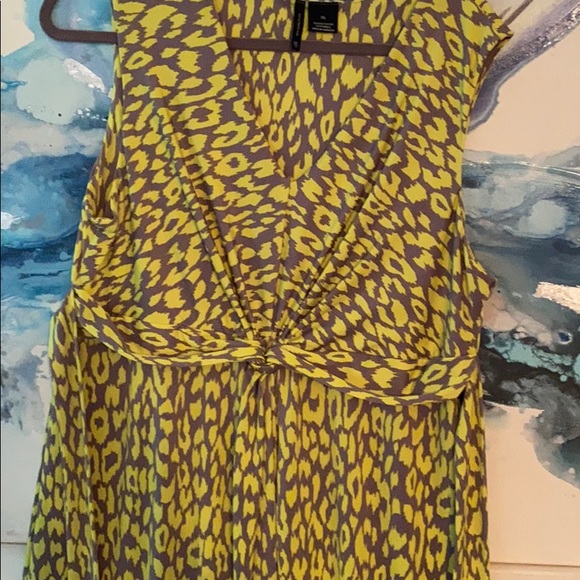 Yellow and gray sundress - Picture 3 of 6